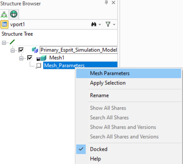 Mesh Import Parameters